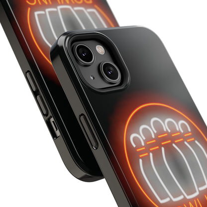 Neon Bowling Impact-Resistant Phone Case