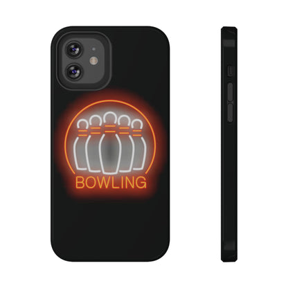 Neon Bowling Impact-Resistant Phone Case