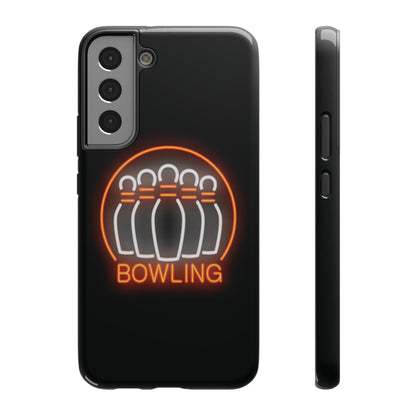 Neon Bowling Impact-Resistant Phone Case