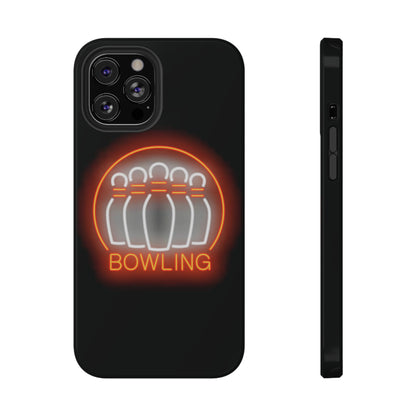 Neon Bowling Impact-Resistant Phone Case