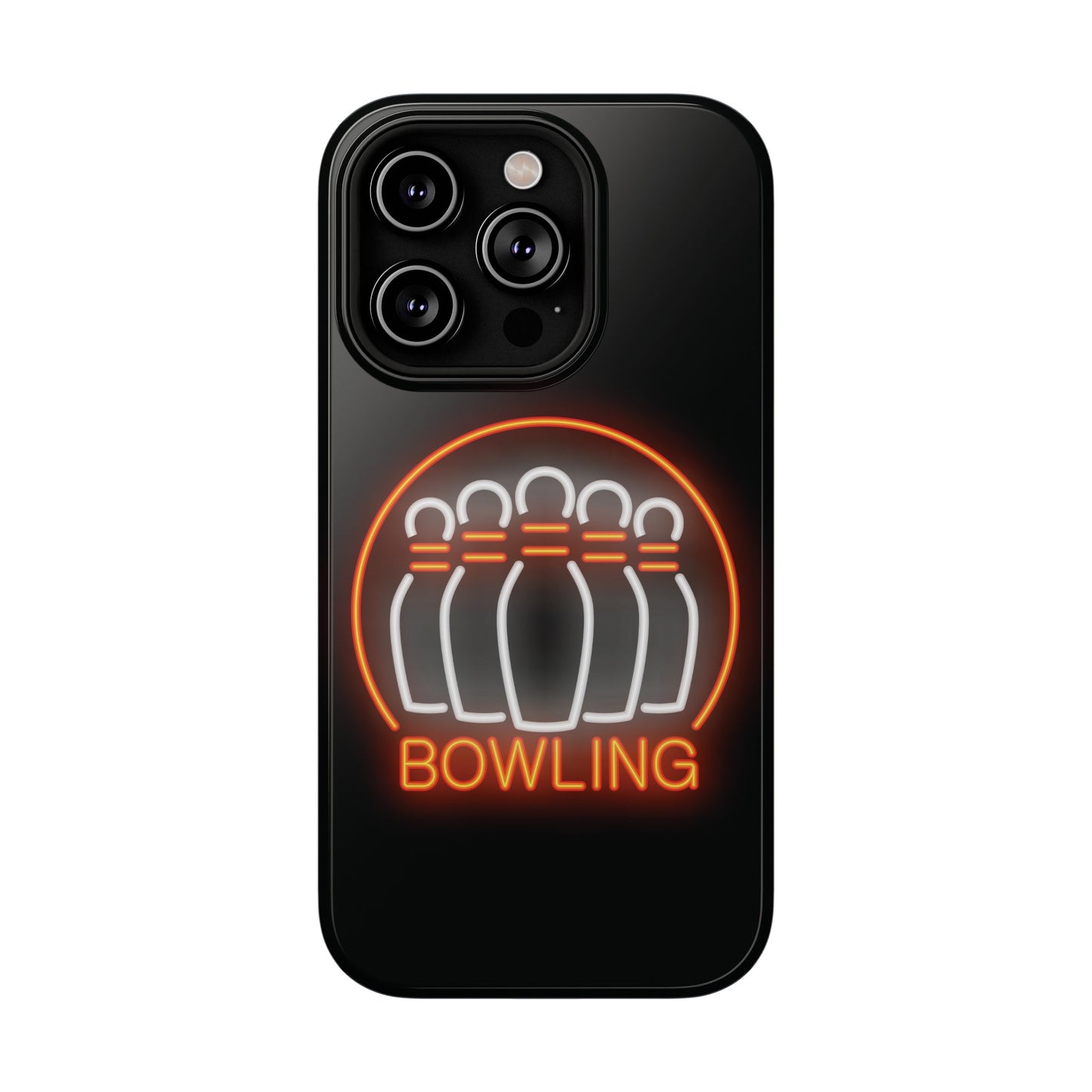 Neon Bowling Impact-Resistant Phone Case