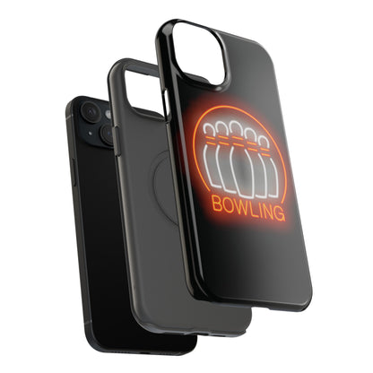 Neon Bowling Impact-Resistant Phone Case