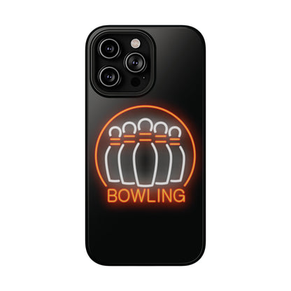 Neon Bowling Impact-Resistant Phone Case