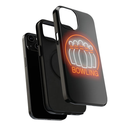 Neon Bowling Impact-Resistant Phone Case