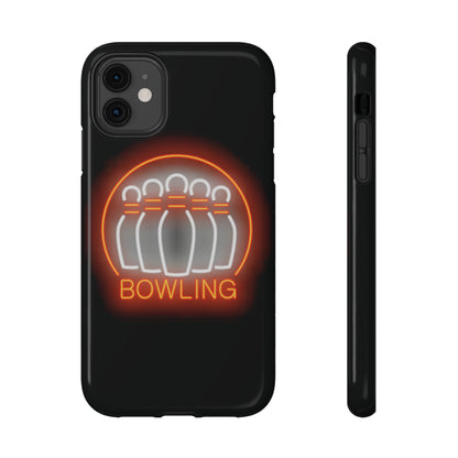 Neon Bowling Impact-Resistant Phone Case