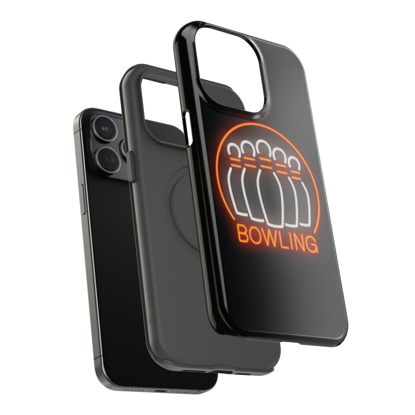 Neon Bowling Impact-Resistant Phone Case