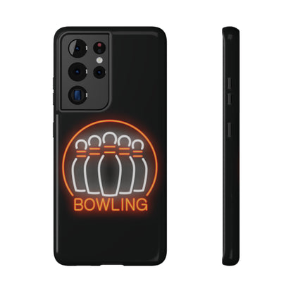 Neon Bowling Impact-Resistant Phone Case