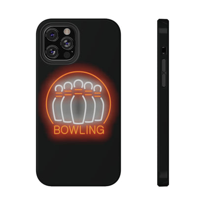 Neon Bowling Impact-Resistant Phone Case