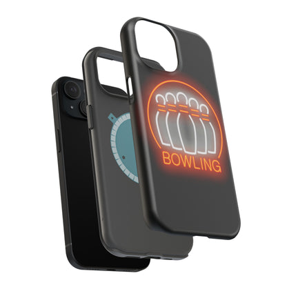 Neon Bowling Impact-Resistant Phone Case