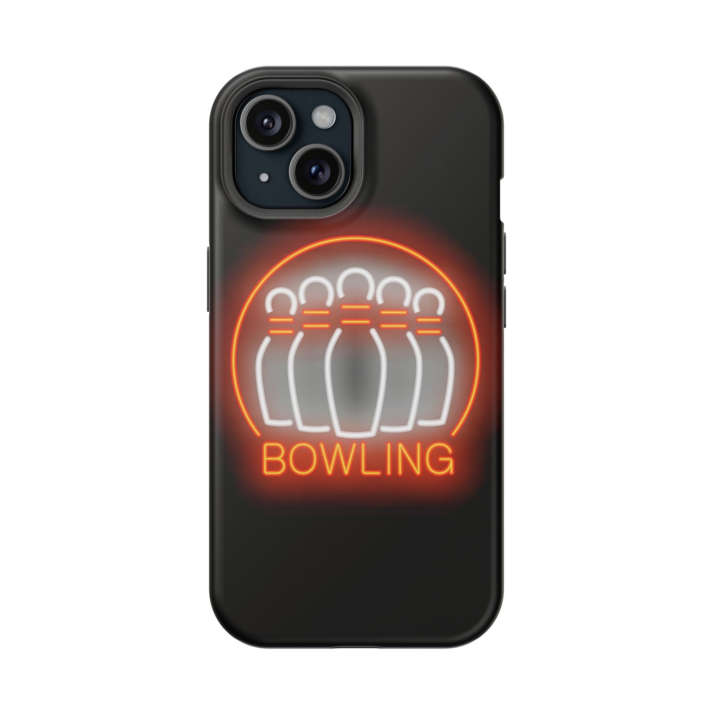 Neon Bowling Impact-Resistant Phone Case