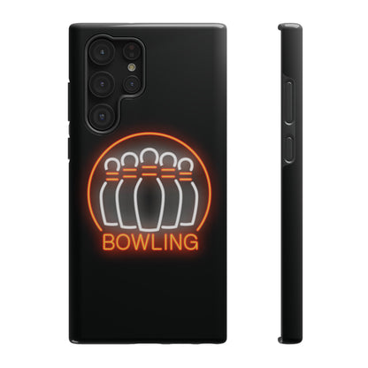 Neon Bowling Impact-Resistant Phone Case